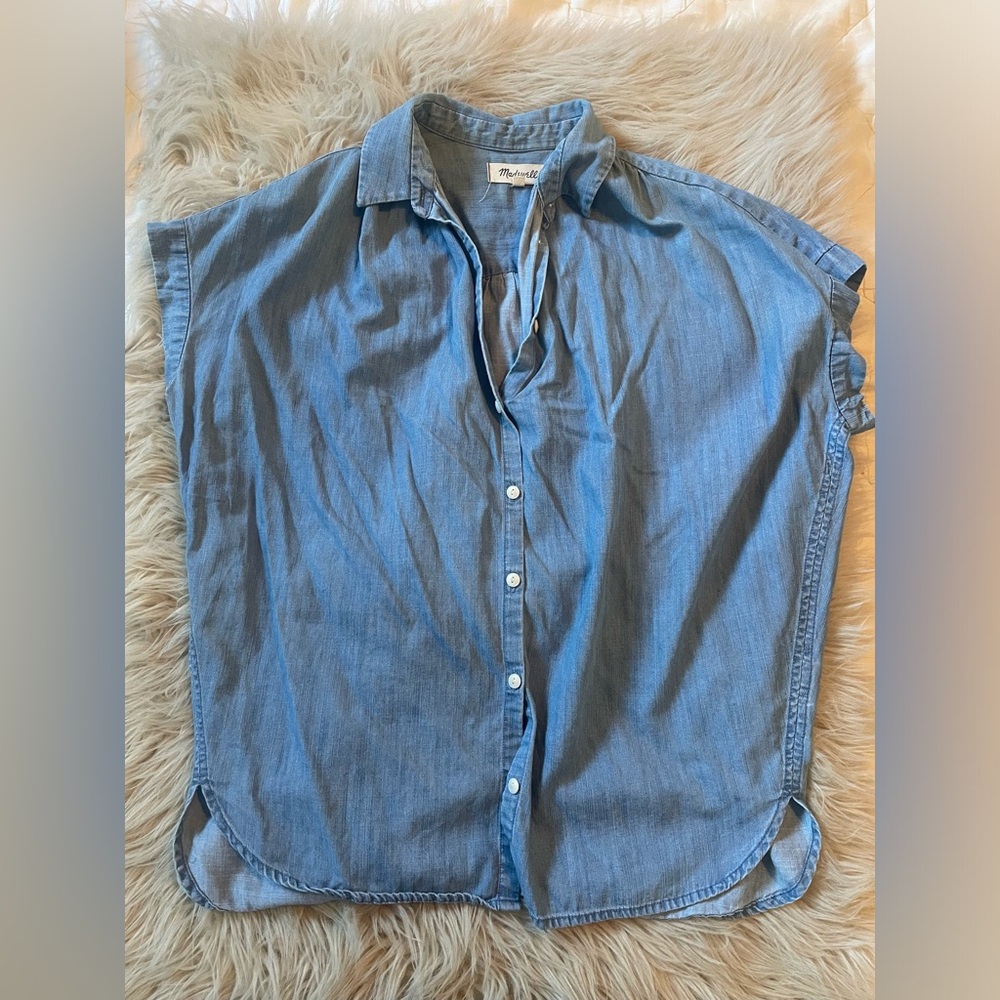 Madewell Denim Short Sleeve Button Down